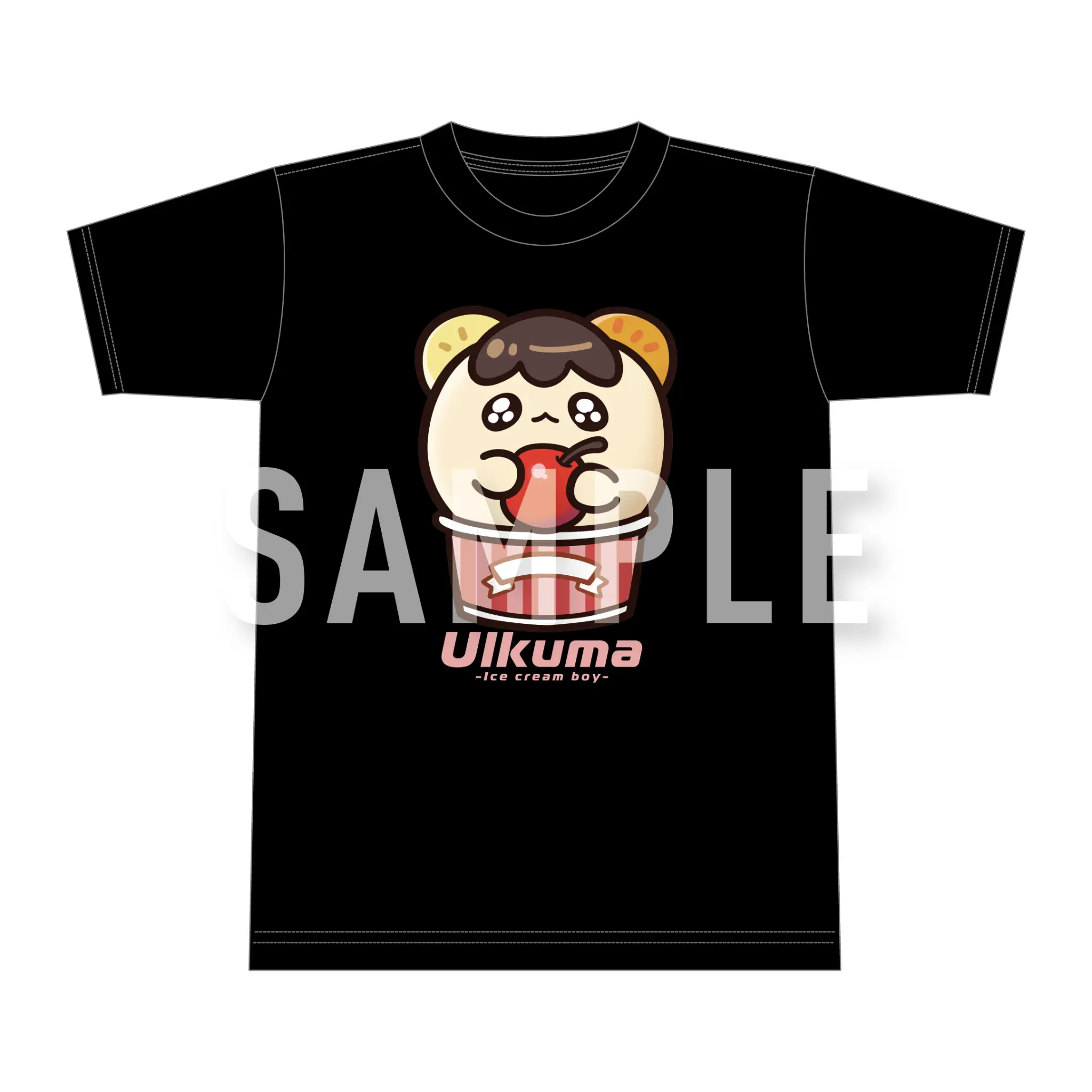 うるくまTシャツ（ブラック）